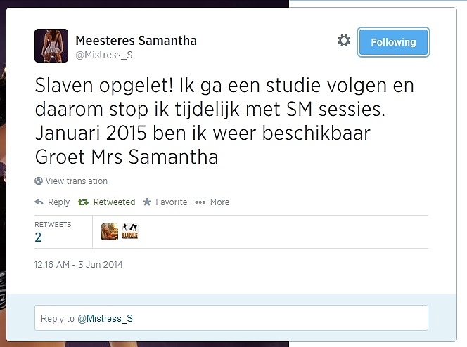 Samantha-tijdelijkweg