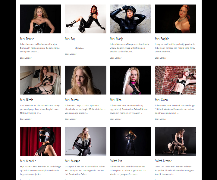 De Meesteressen bij Domination Palace te Valkenswaard/Eindhoven