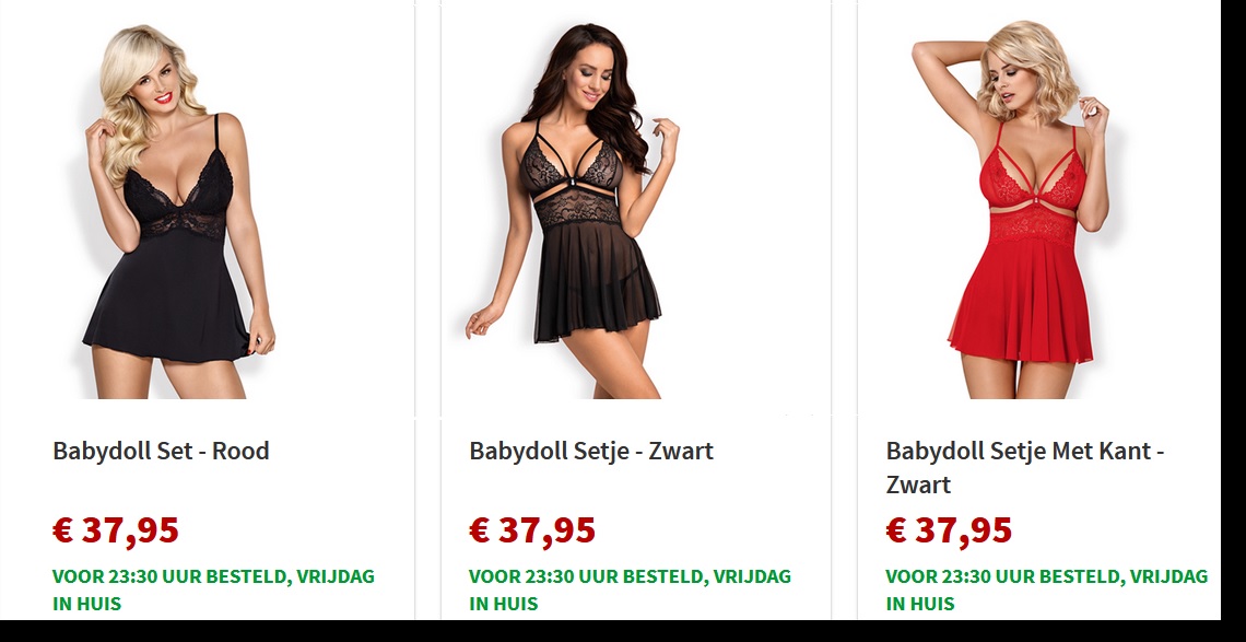 Lekker geilen op lingerie