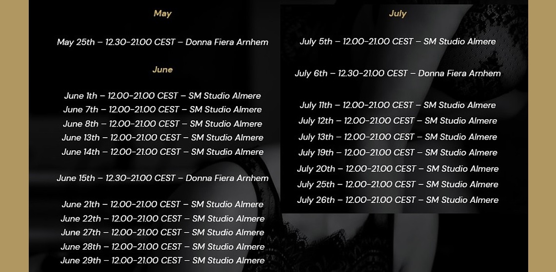 De gevulde Meesteressenagenda van Mistress Eve Mistress Eve's gevulde Meesteressenagenda