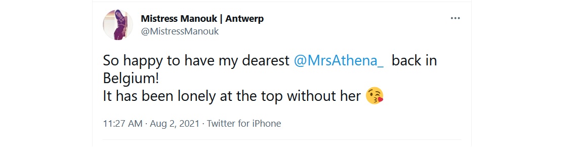 Gaan Meesteressen Anouk en Athena weer BDSM-kidnappen? Gaan Mrs'en Anouk en Athena weer BDSM-kidnappen?