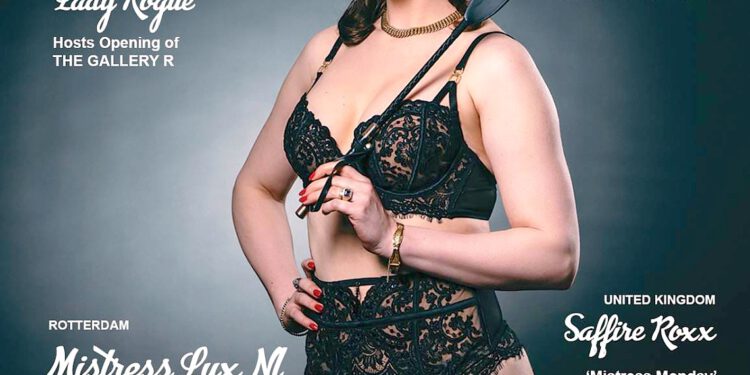 Mistress Lady Lux in Kink Queens™, een papieren magazine (VS)