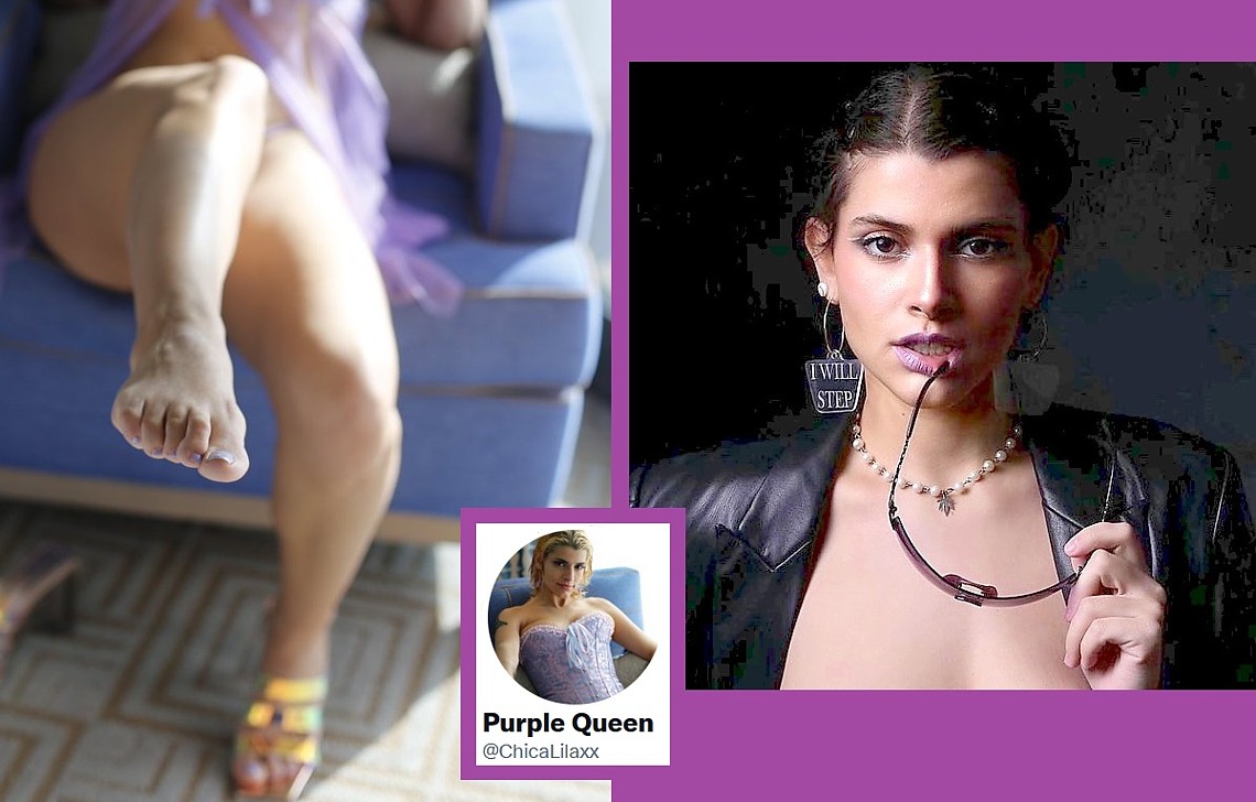 De Rotterdamse Purple Queen houdt van paars. ("Joh!") Purple Queen