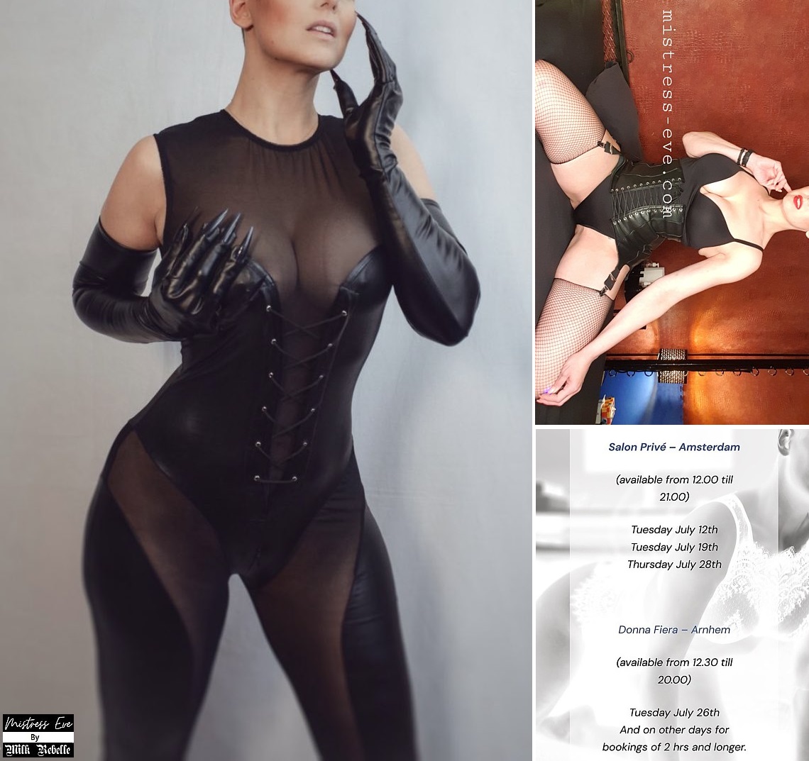 Nieuwtjes en nieuws over Mistress Eve Nieuws Mistress Eve