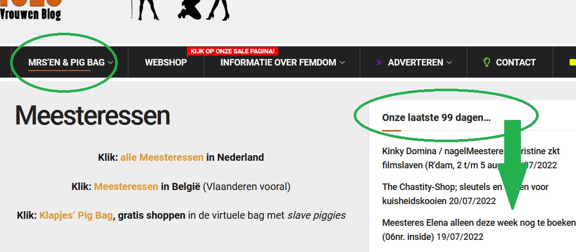 Nieuwe functie site Klapjes Klapjes site