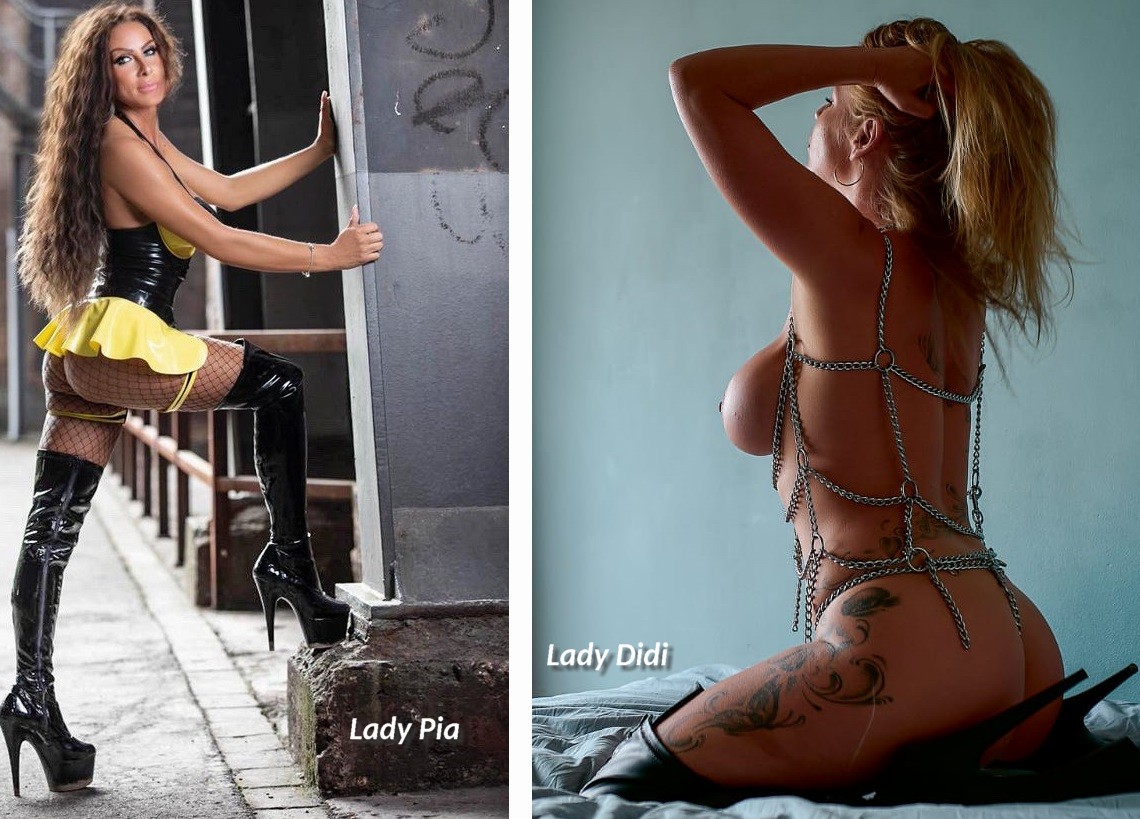 Lady Pia en Lady Didi werken samen om jou eronder te krijgen en te houden... Lady Pia Lady Didi