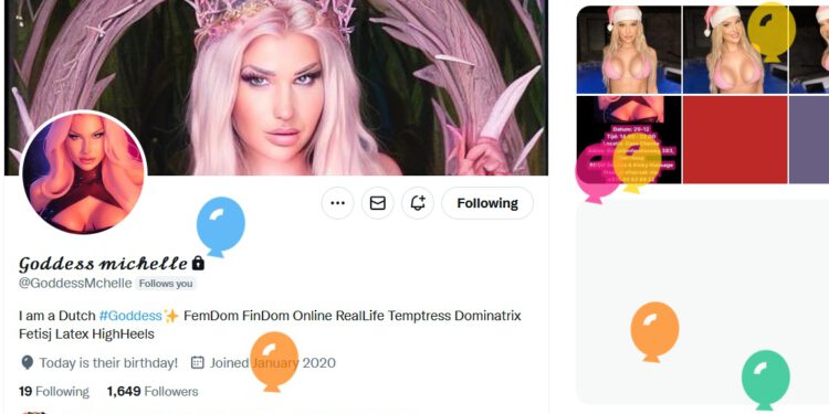 Goddess Michelle is jarig vandaag!