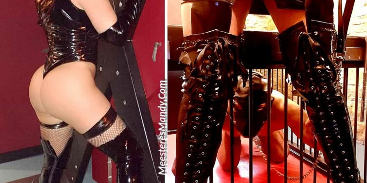 Meesteres Mandy uit Alphen a/d Rijn is fotogeniek