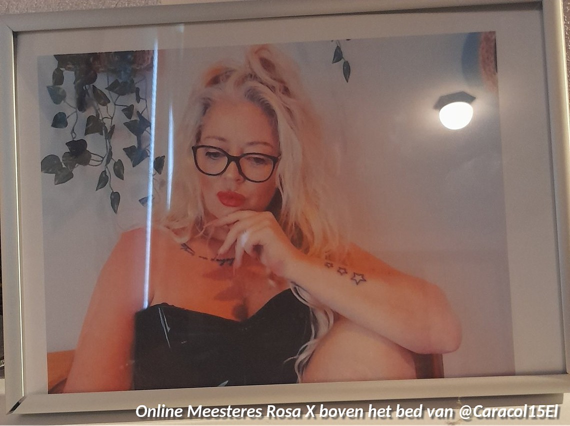 Meesteres Rosa X is vandaag 14-12, jarig Meesteres Rosa X jarig