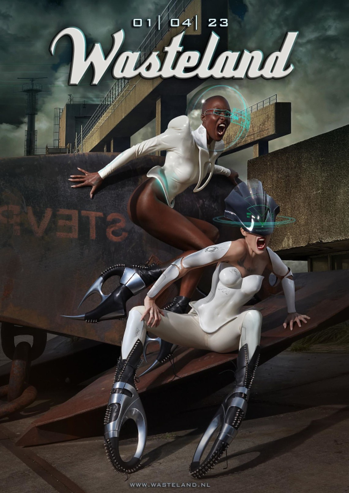 De (eerste) promoposter van Wasteland Amsterdam 2023 Wasteland Amsterdam