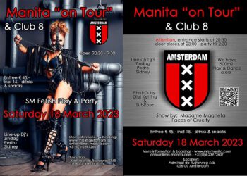 Femdomnieuwtjes! Mrs Manita on Tour | onbekende Mrs Saskia | Nieuwsbrief