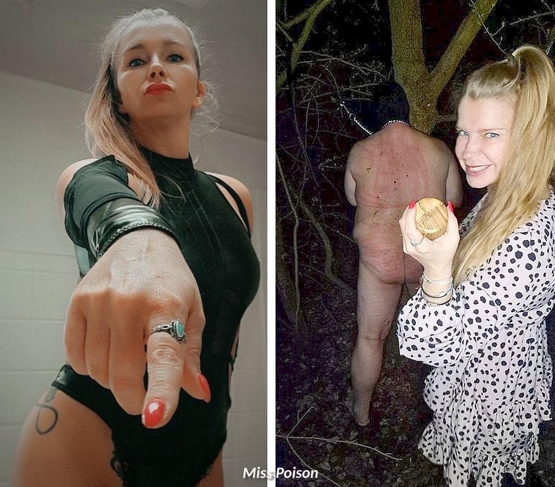 Huney Bunny (op de rechterfoto!) beschrijft zijn ervaring met Miss Poison ervaring Miss Poison