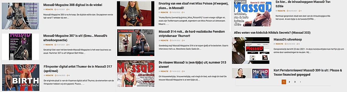 eerdere nummers MassaD Magazine