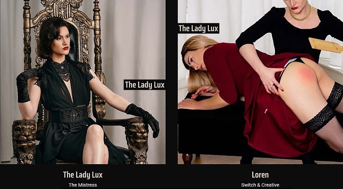 Uit een van de sites van The Lady Lux sites The lady Lux