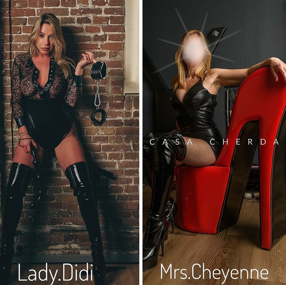 Lady Didi en Meesteres Cheyenne, nu ook duosessies Cheyenne Didi