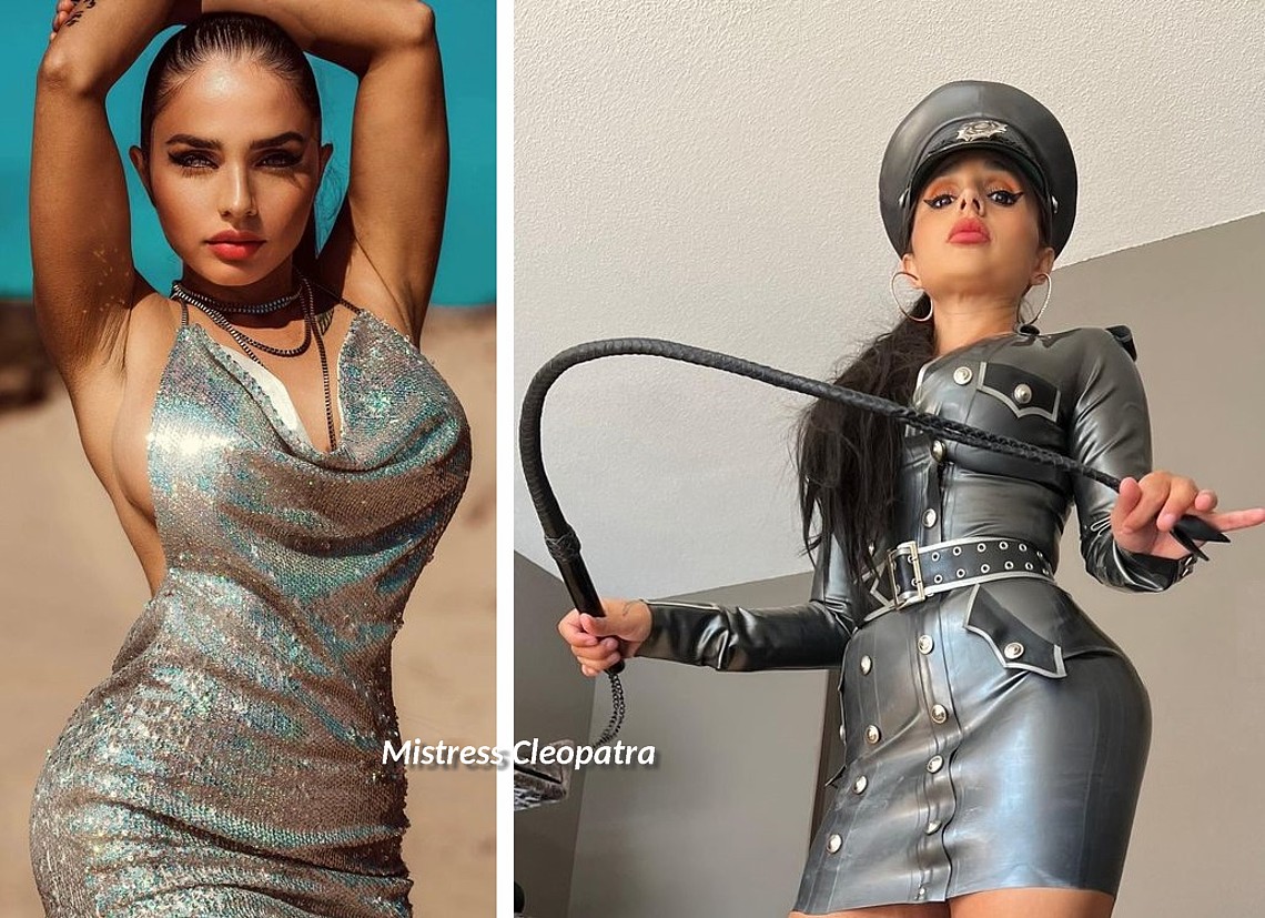 Weer twee foto's van onze Mistress Cleopatra in een grote buitenlandse krant Mistress Cleopatra buitenlandse