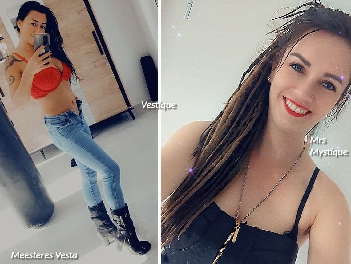 De directeuren, studierichtingsleiders en initiatiefnemers van o.a. de opleiding voor Meesteressen en slaven: de Meesteressen Vesta en Mystique. Opleiding Vestique