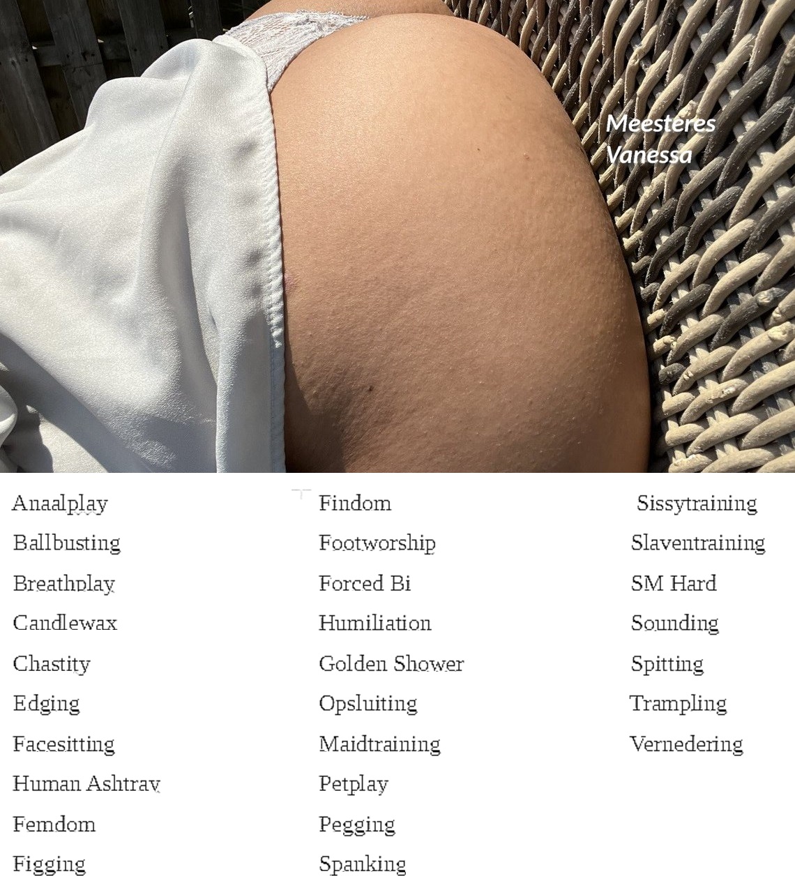 Meesteres Vanessa Moerdijk