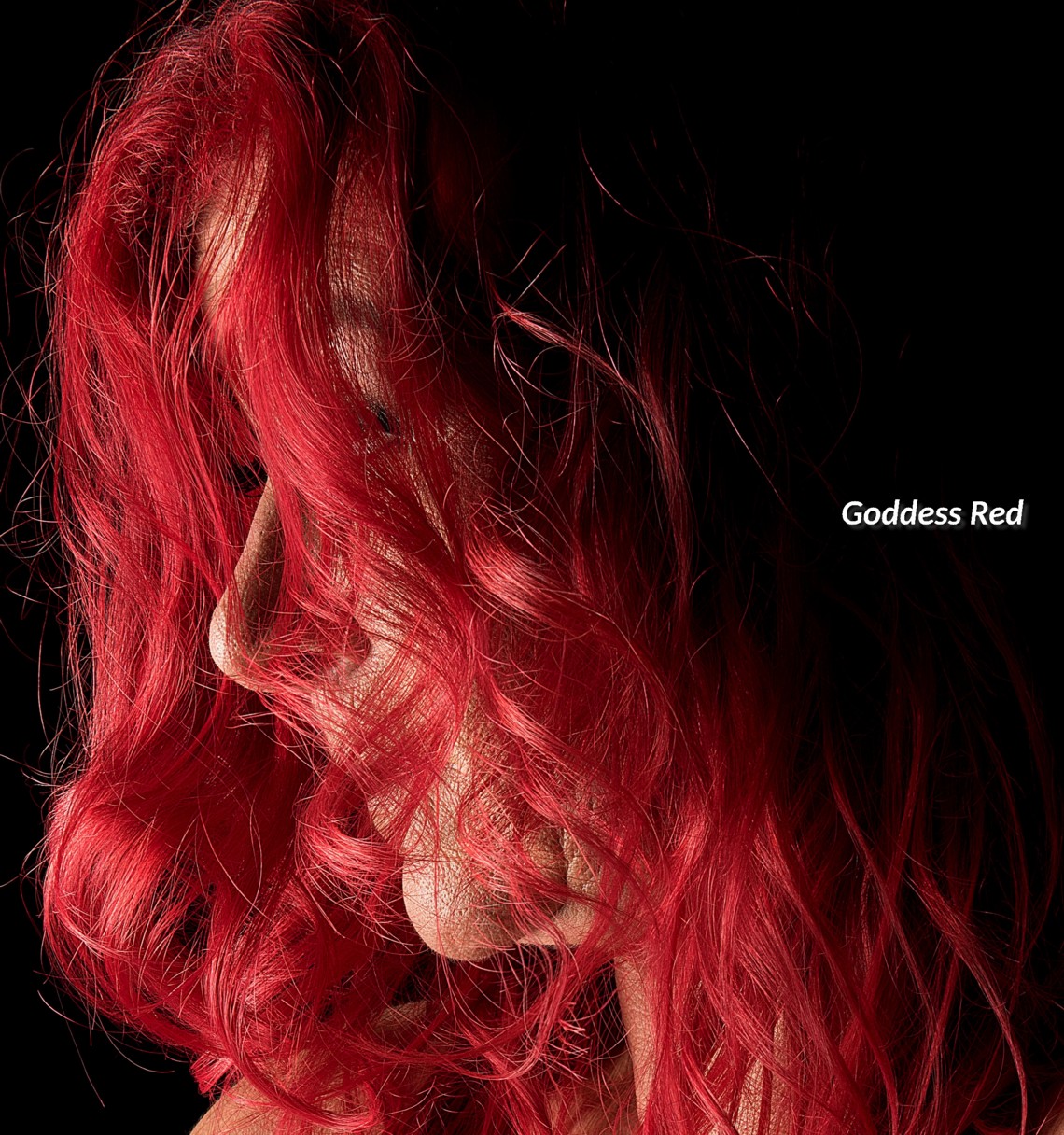 De prachtige foto van Goddes Red ingezoomd goddess red