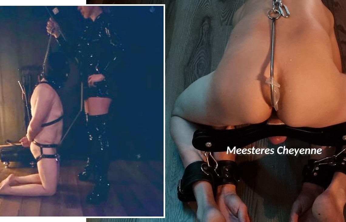 Meesteres Cheyenne met haar "slave" Meesteres Cheyenne