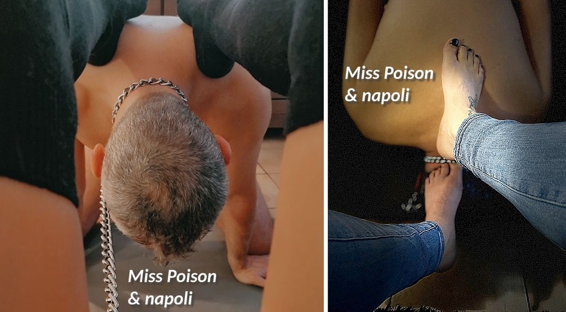 De Belgische slaaf napoli met Miss Poison Belgische Poison