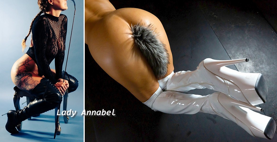 Lady Annabel in haar column over petplay annabel column petplay