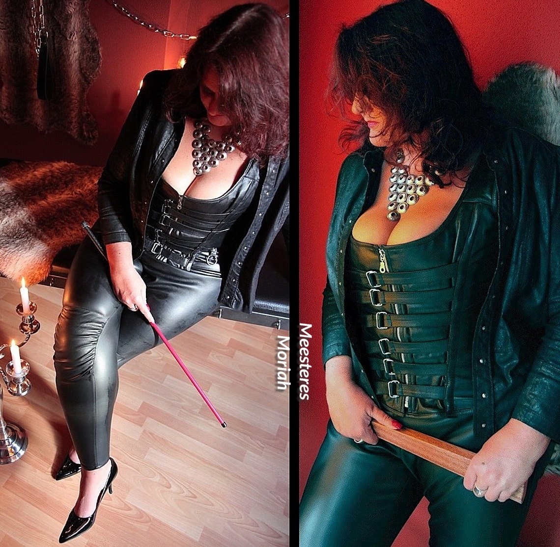 Meesteres Moriah, de auteur van uitholling en verwoesting BDSM. Uitholling Femdom