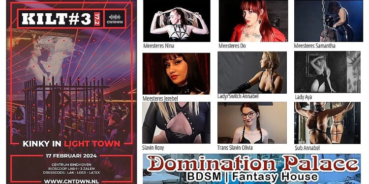 Met team Domination Palace: dansen, gluren, aanbieden/aanbidden (17-2)