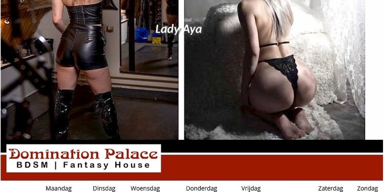 Lady Aya en agenda deze week van Domination Palace
