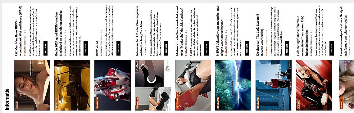 Maar liefst 62 pagina's met 10 artikelen per pagina die we (ook) onder de categorie Klapjes Informatie hebben geplaatst Klapjes informatie