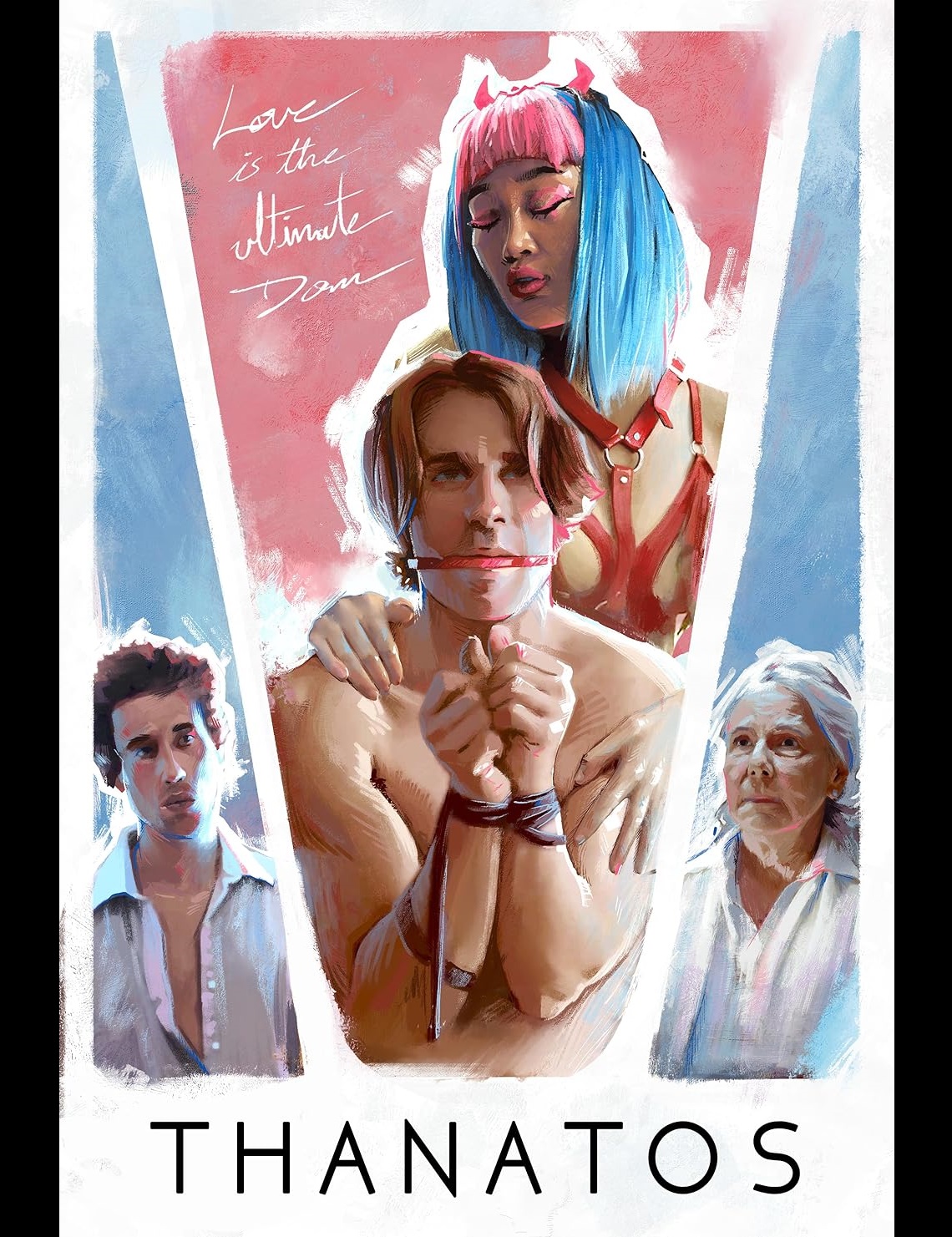 De officiele filmposter van de miniserie van Thanatos Thanatos miniserie