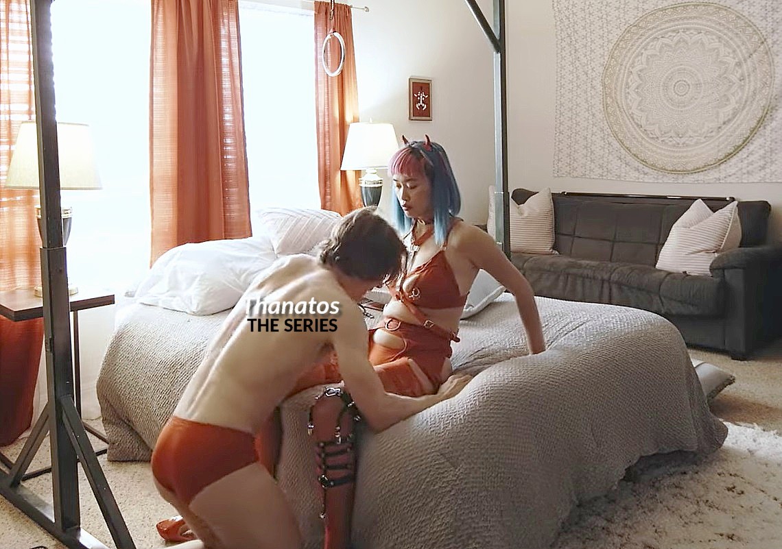 Printscreen uit deel 1 van de Thanatos miniserie Thanatos miniserie