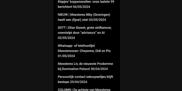 Klapjes’ koppensnellen: onze laatste 99 berichten!