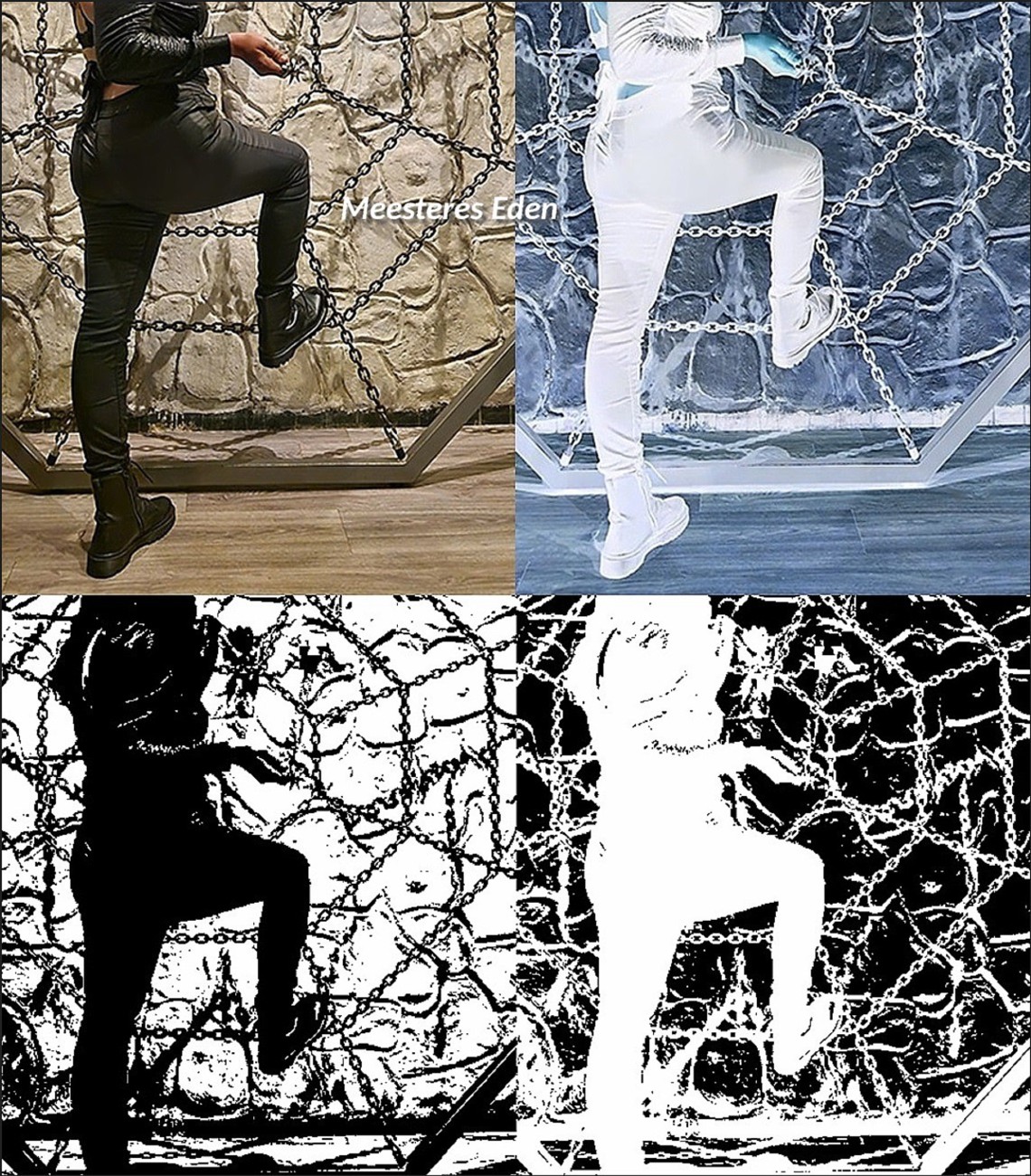 Meesteres Eden is zó nieuw, dat we creatief moesten omgaan met de foto's die er wel van haar zijn Meesteres Eden