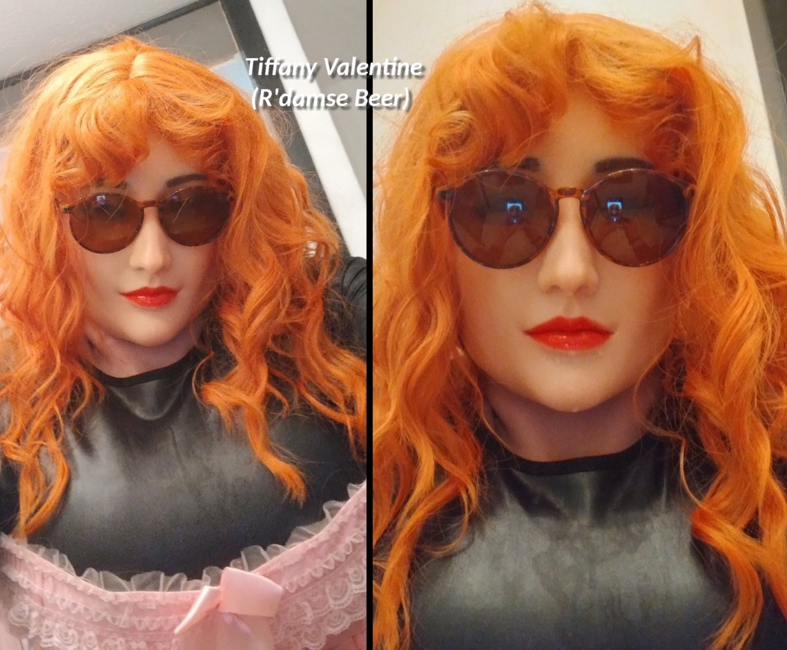 Tiffany Valentine's nieuwste outfit. Het wordt waarschijnlijker dat zij meer en meer iets te vertellen heeft over grenzen verleggen als sissy. Tiffany grenzen