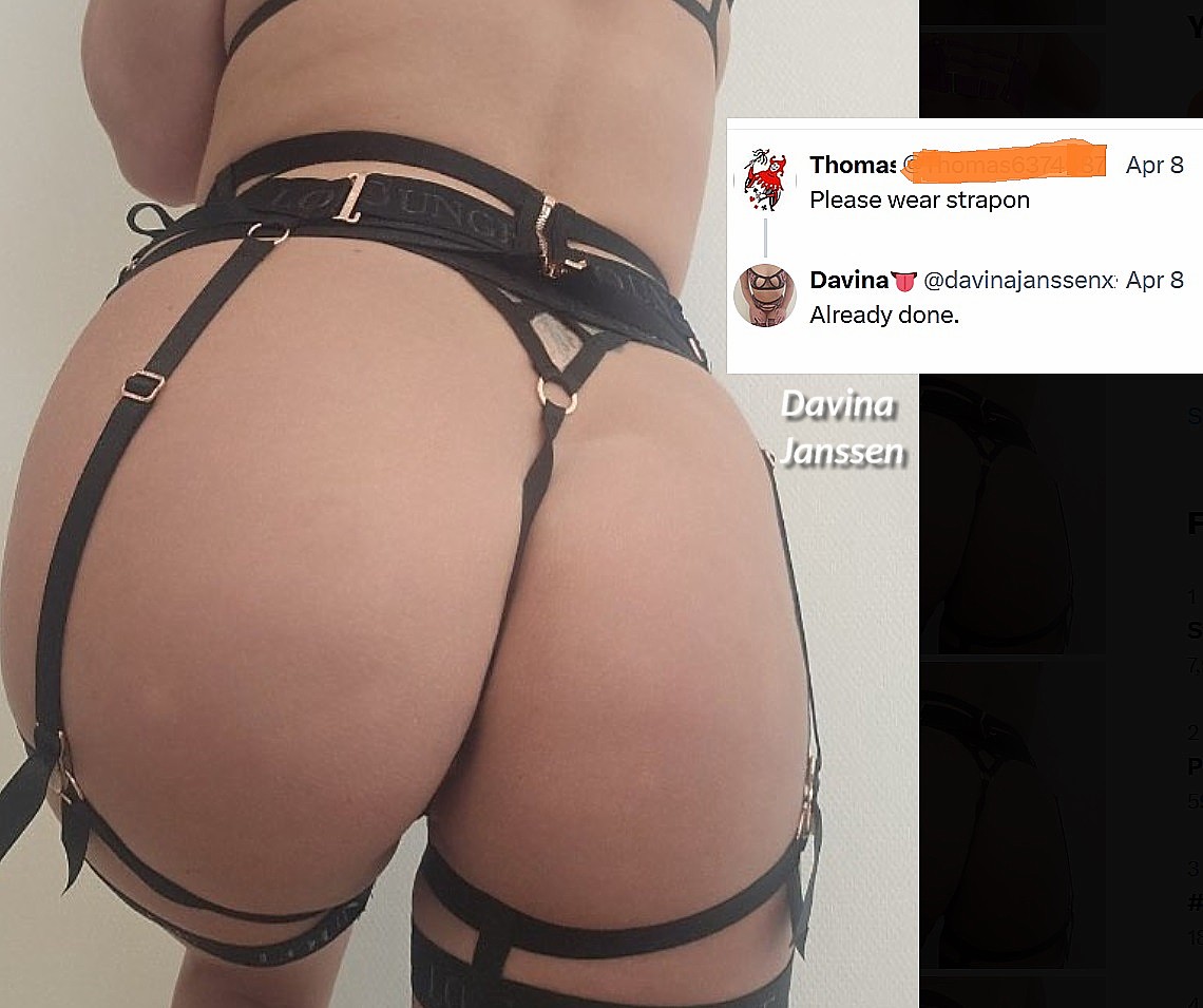 Mevrouw Davina Janssen is in elk geval bekend met pegging. Davina Janssen