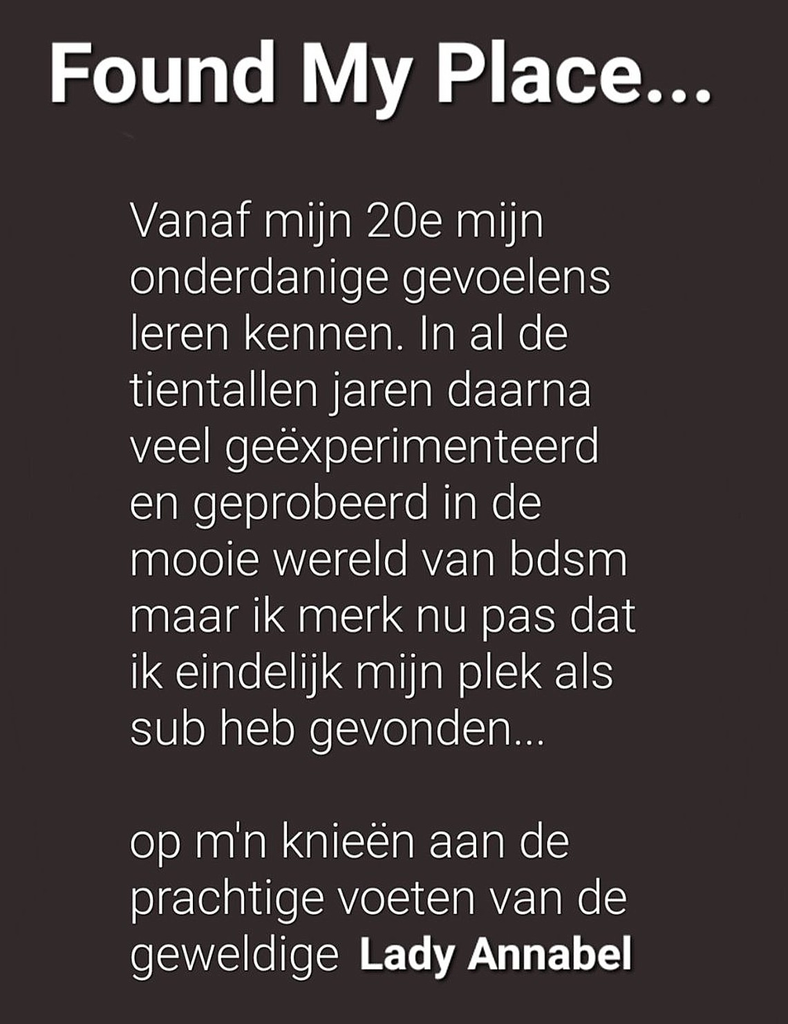 De effecten van haar professionalisering van BDSM-diensten waren al duidelijk in eerdere zomerse sessies professionalisering BDSM-diensten