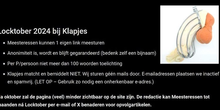 Klapjes’ Locktober 2024