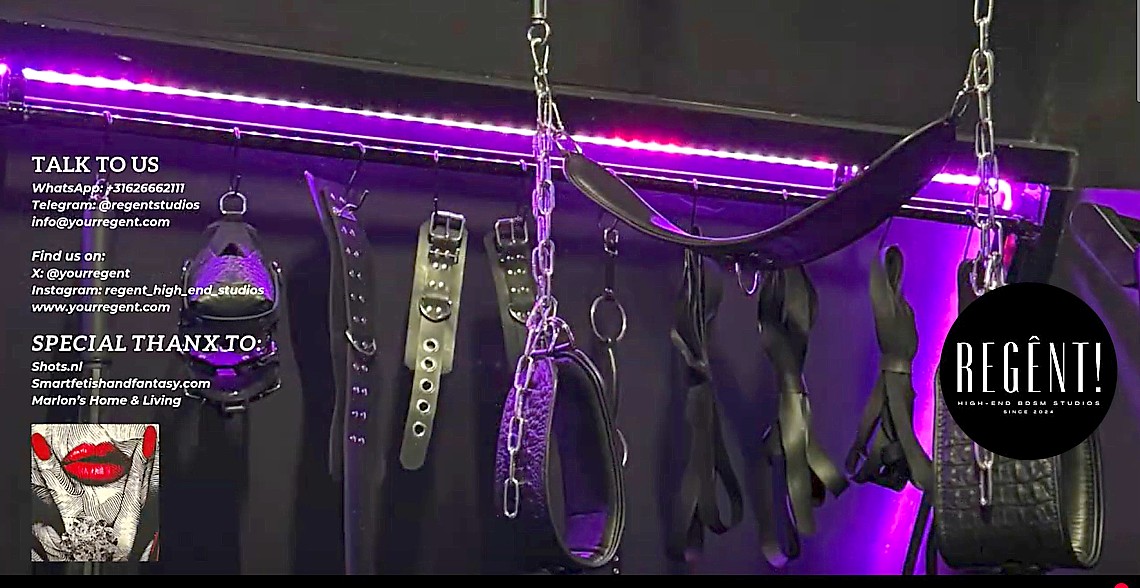 Een van de weinig plaatjes nog van de nieuwe BDSMclub te Den Haag: Regênt. Regent Den Haag