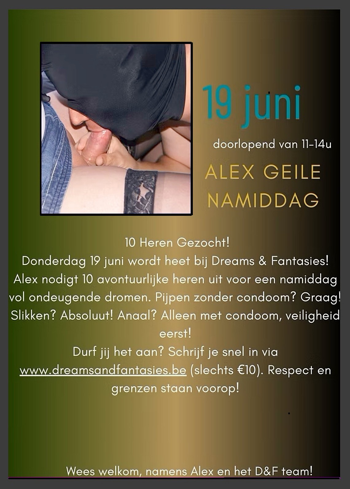 Het feestje van Alex, gefaciliteerd door en bij Dreams & Fantasies dreams fantasies