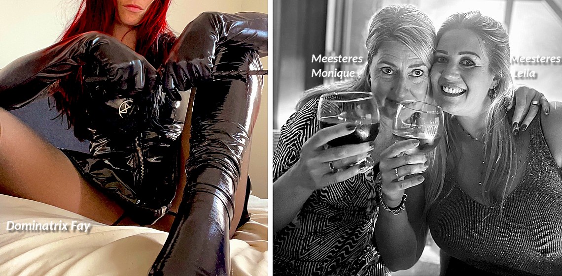 Femdomnieuwtjes met Dominatrix Fa, Meesteres Monique en Meesteres Leila Femdomnieuwtjes