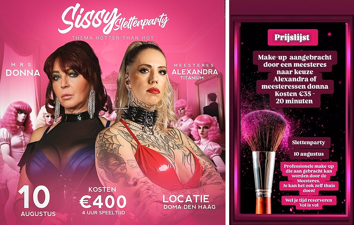 Sissy slettenparty 2025 slettenparty