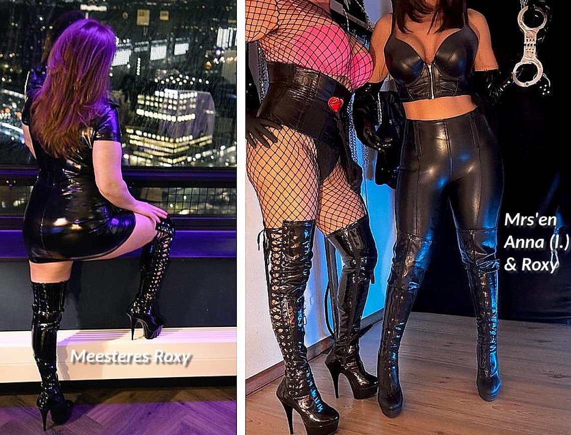 Meesteres Roxy die tenminste 1 dag p/w in Schiedam ontvangt en Meesteres Anna uit Utrecht Meesteres Roxy Schiedam