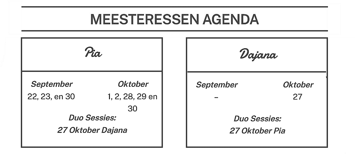 De Meesteressenagenda voor oktober (2025) van Amersfoort Privé Meesteressenagenda Amersfoort