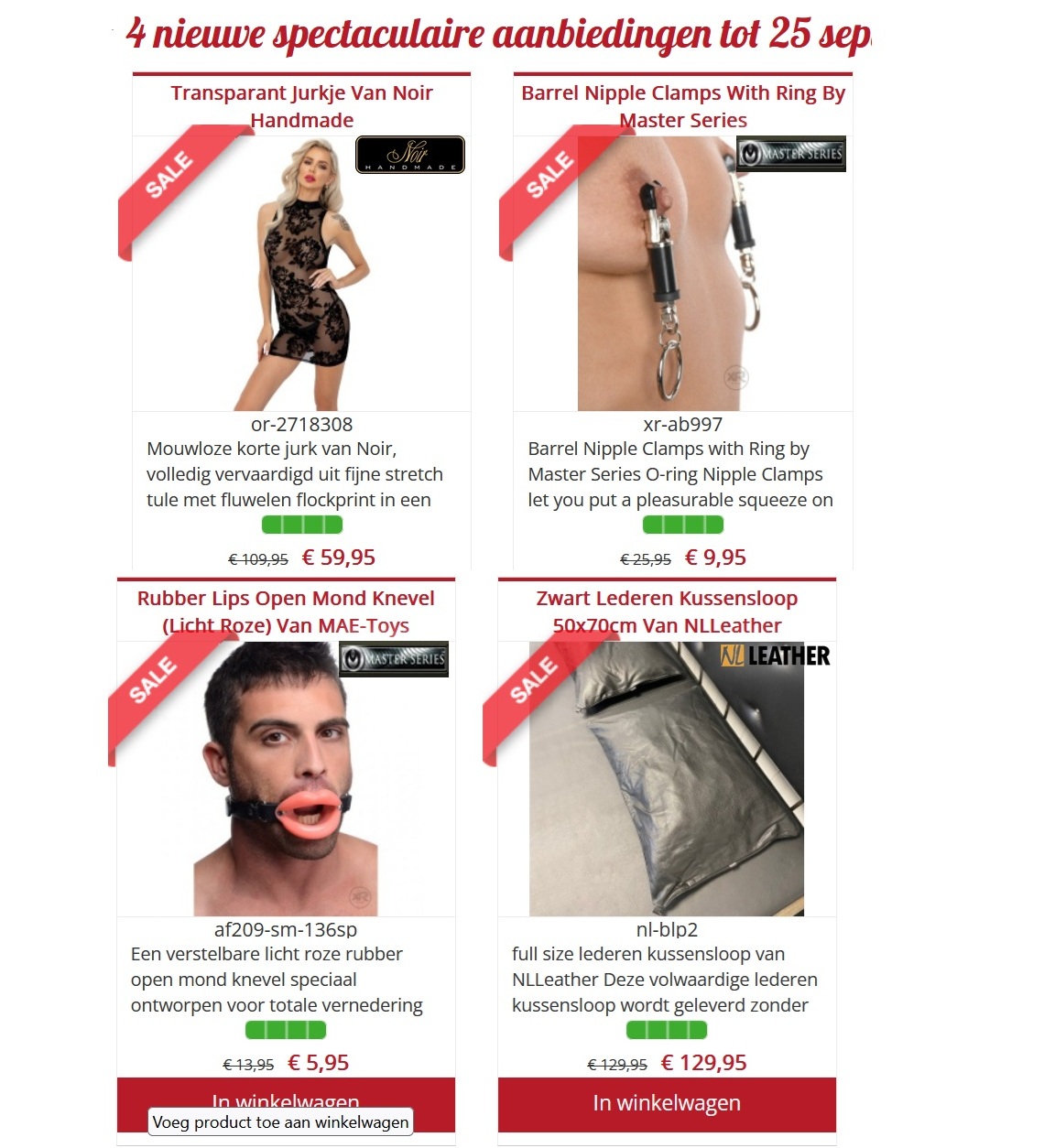 Aanbiedingen Mince, meer dan je nu ziet Mince aanbiedingen