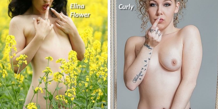Pornosterren Curly(!) & Elina Flower(!) 7 maart Casa Cherda