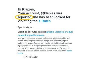 “X is niet strenger, AI volgt regels na meldingen van users!”