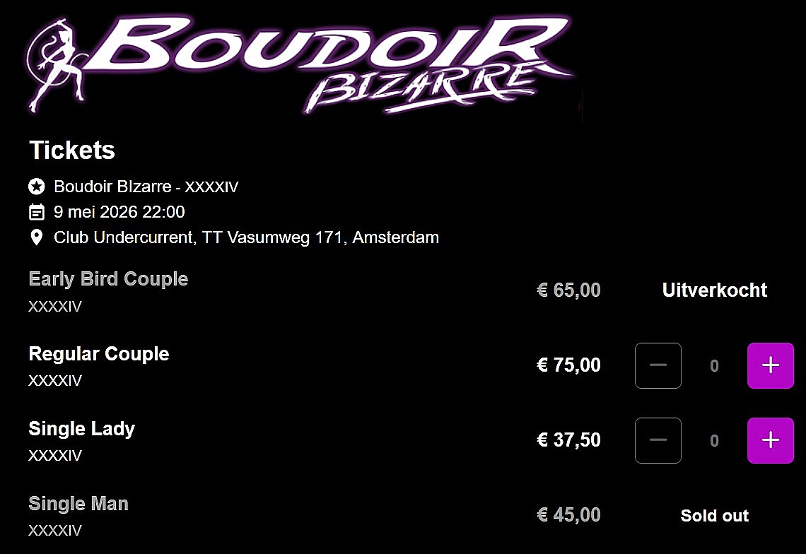 Boudoir Bizarre Amsterdam